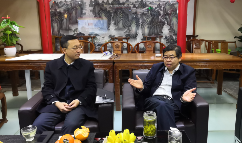 【头条】董事长曹清伟与鞍山市政府副秘书长一行就政府引导基金运营模式进行深入交流